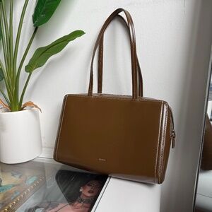 Stand Oil - Post bag medium in Stitch Mocha